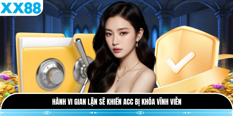 Hành vi gian lận sẽ khiến acc bị khóa vĩnh viễn